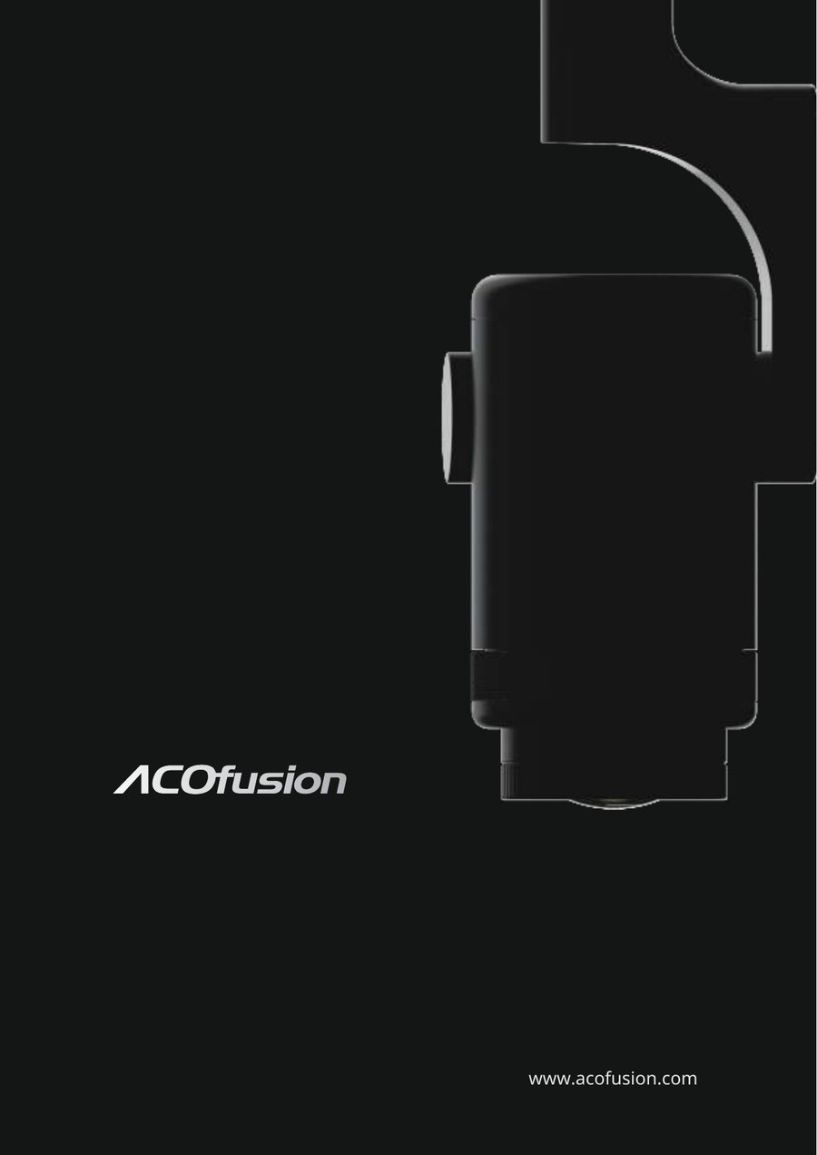 ACOfusion Catalogue cover